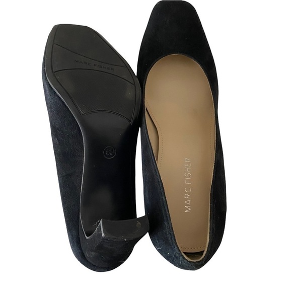 Marc Fisher black suede  pumps size 6 - Picture 5 of 11